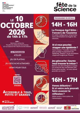 Fête de la science au Kremlin Bicêtre : Saveurs savantes : venez explorer l’alimentation autrement !