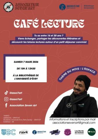 Café lecture spécial « Espace » avec SEVEN'ART