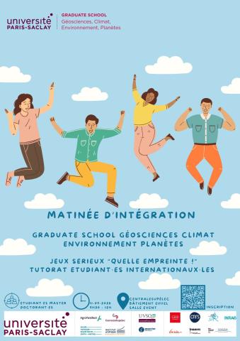 Journée d'intégration de la Graduate School Géosciences, Climat, Environnement, Planètes
