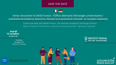 Venez rencontrer le DAAD France - l’Office allemand d’échanges universitaires !